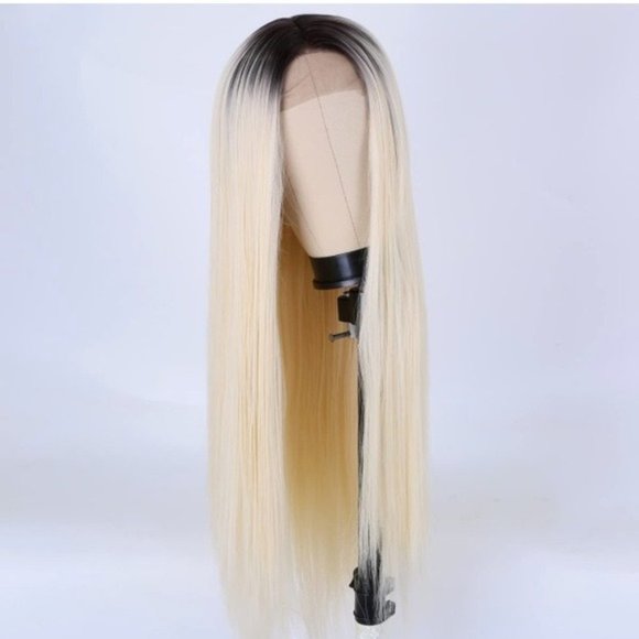 613 Blonde Straight Lace Front Wig